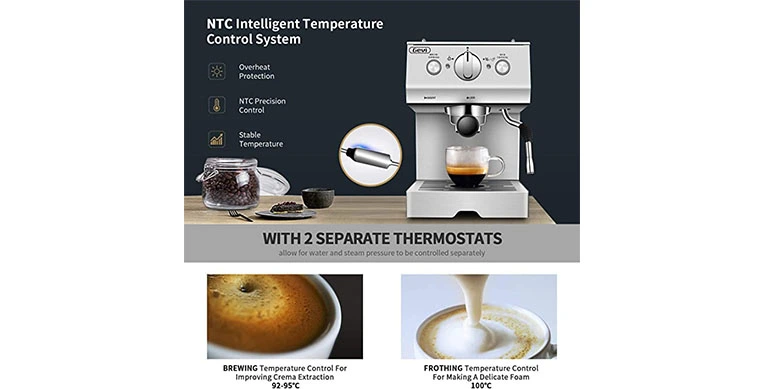 Barsetto Espresso Machine 15 Bar | Barsetto Coffee Maker Machine